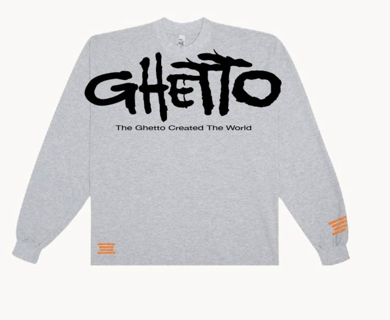 [GHETTO]ESSENTIALS LONG SLEEVE ASPHALT