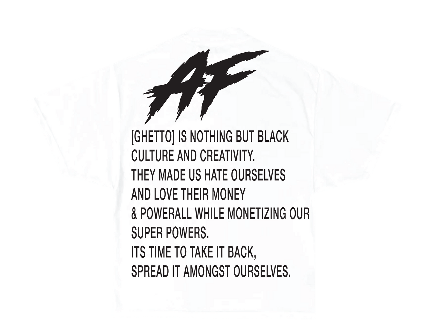 [GHETTO ARE FREE] TEE