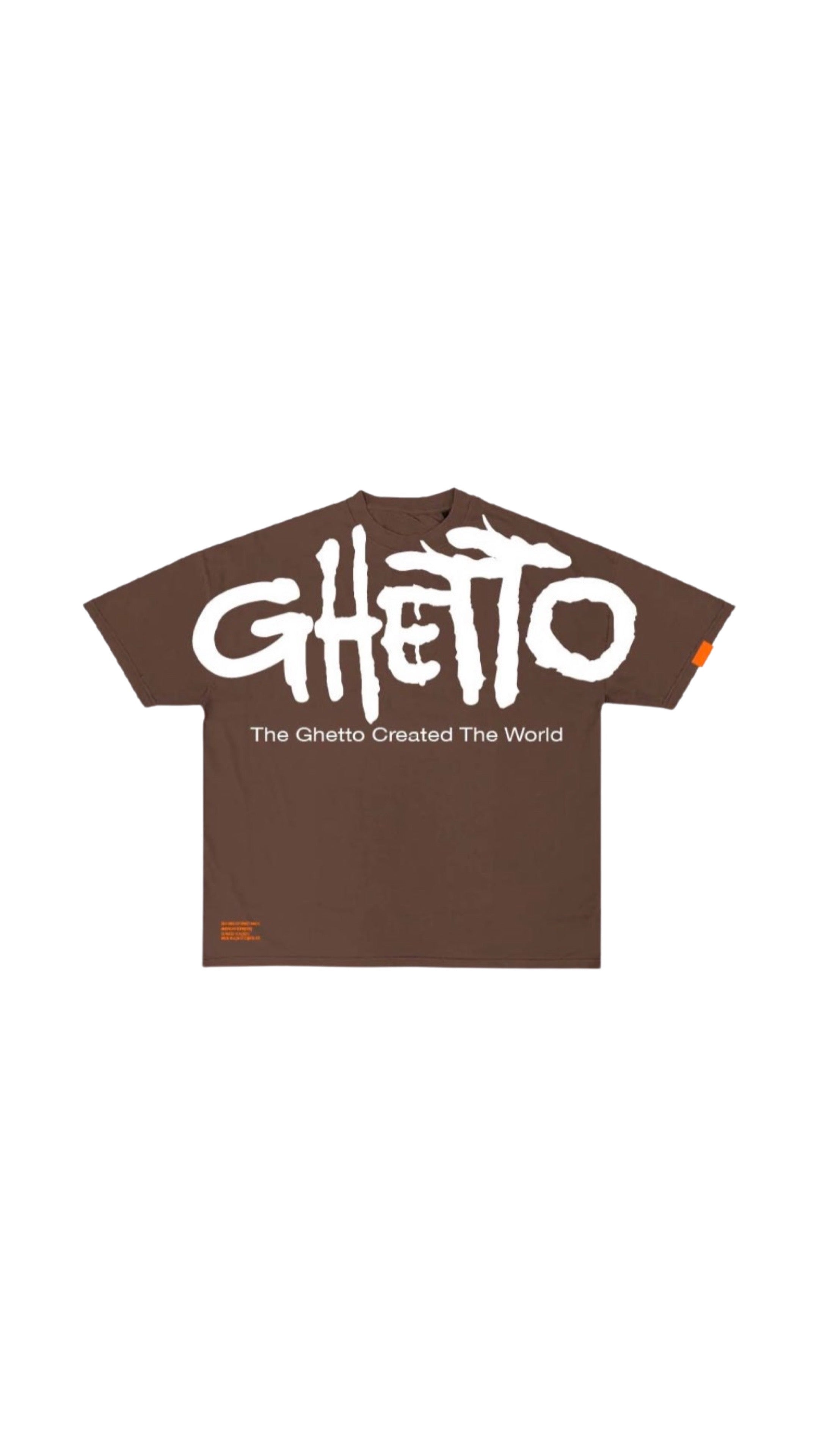 [GHETTO]ESSENTIALS TEE BROWN