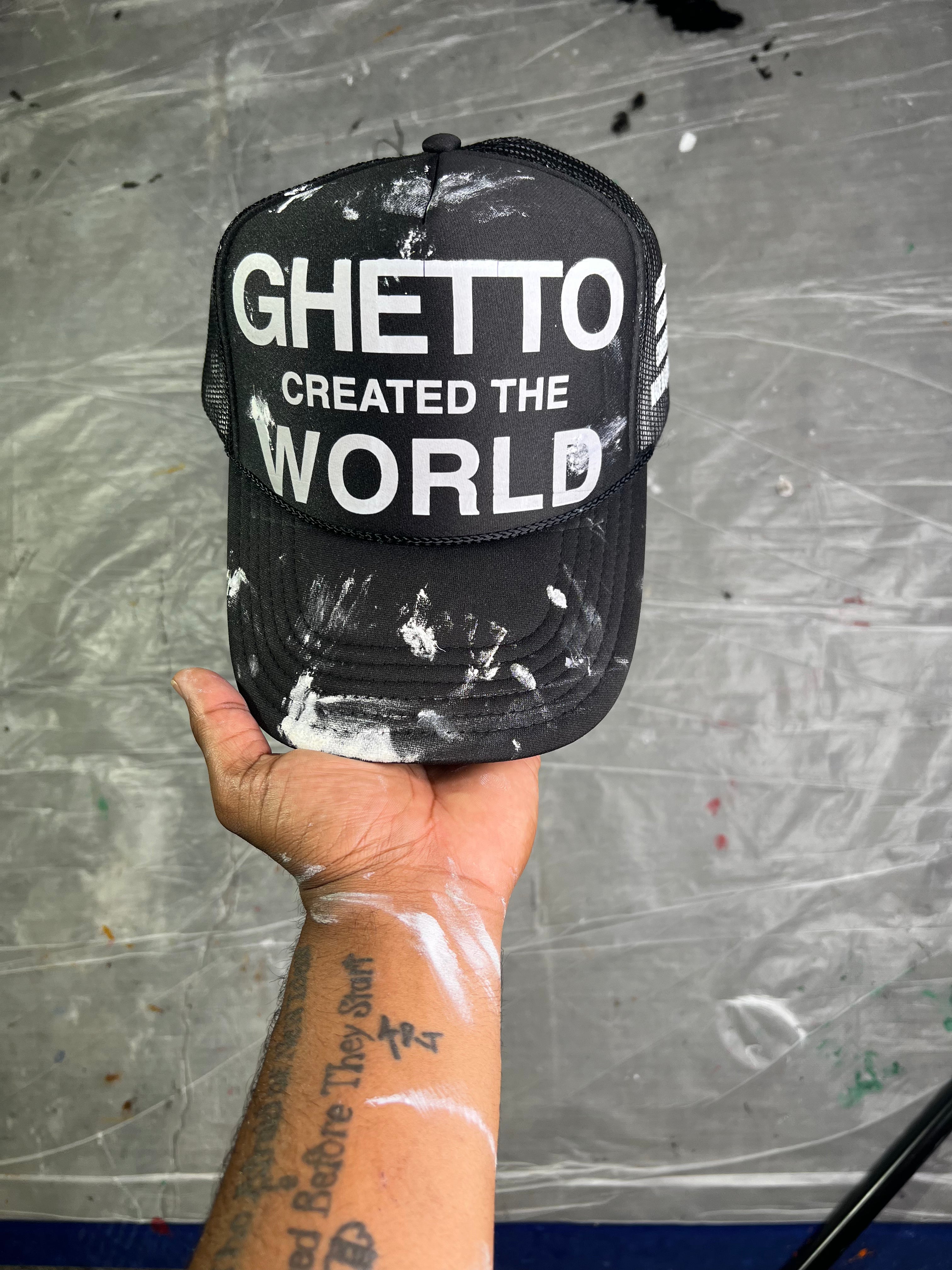 [GHETTO CREATED THE WORLD] TRUCKER (BLACK)