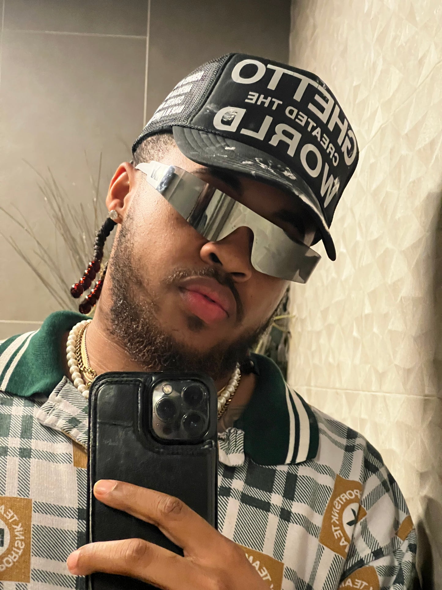 [GHETTO CREATED THE WORLD] TRUCKER (BLACK)