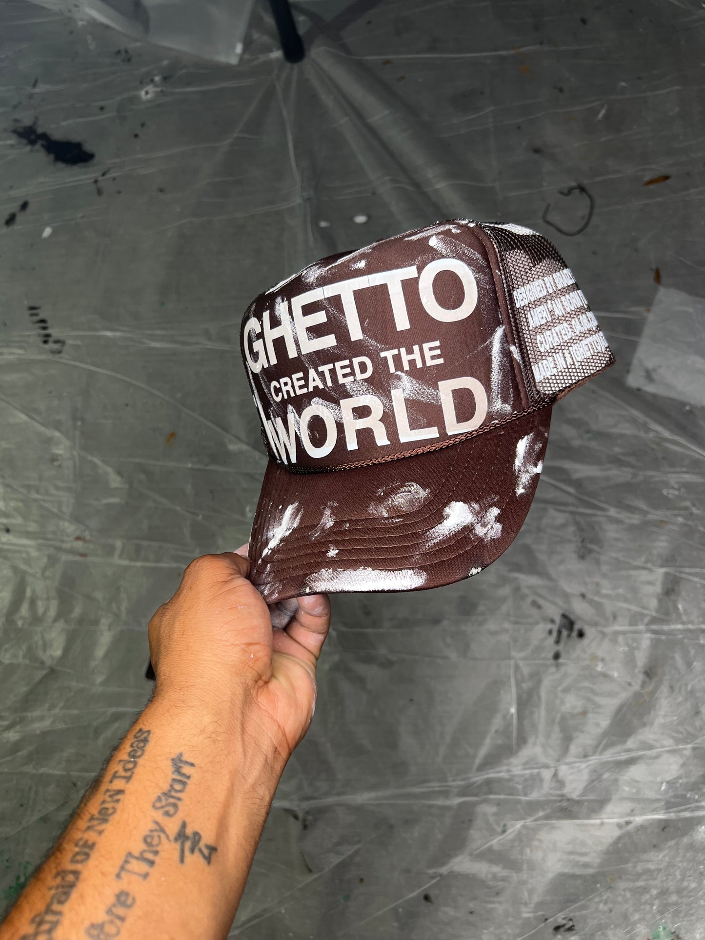 [GHETTO CREATED THE WORLD] TRUCKER (CHOCOLATE BROWN)