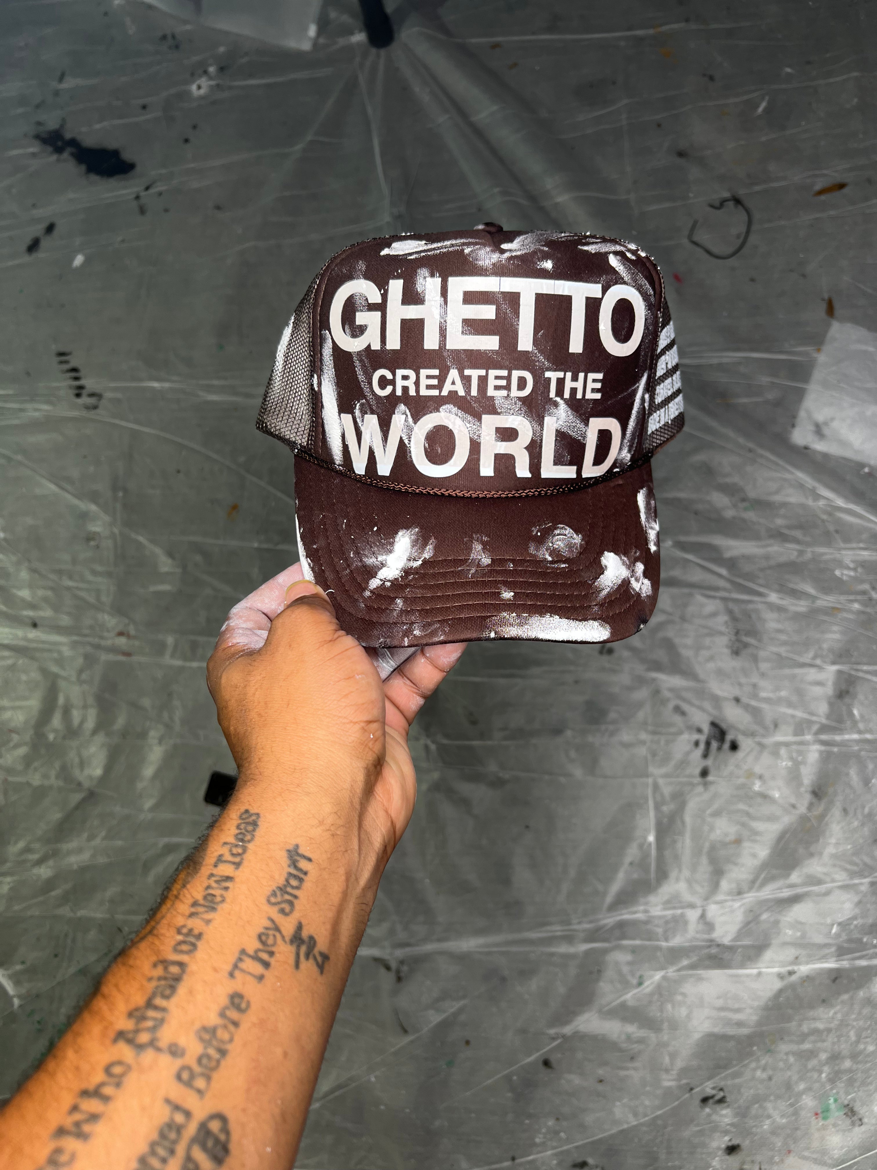 [GHETTO CREATED THE WORLD] TRUCKER (CHOCOLATE BROWN)