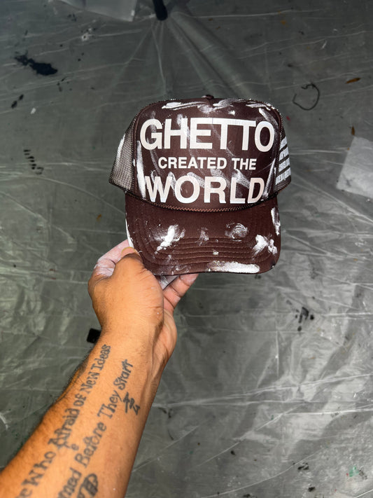 [GHETTO CREATED THE WORLD] TRUCKER (CHOCOLATE BROWN)