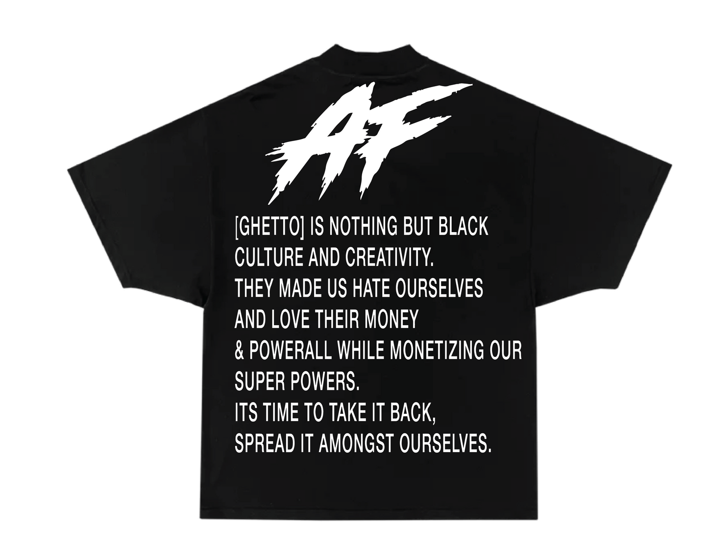 [GHETTO ARE FREE] TEE