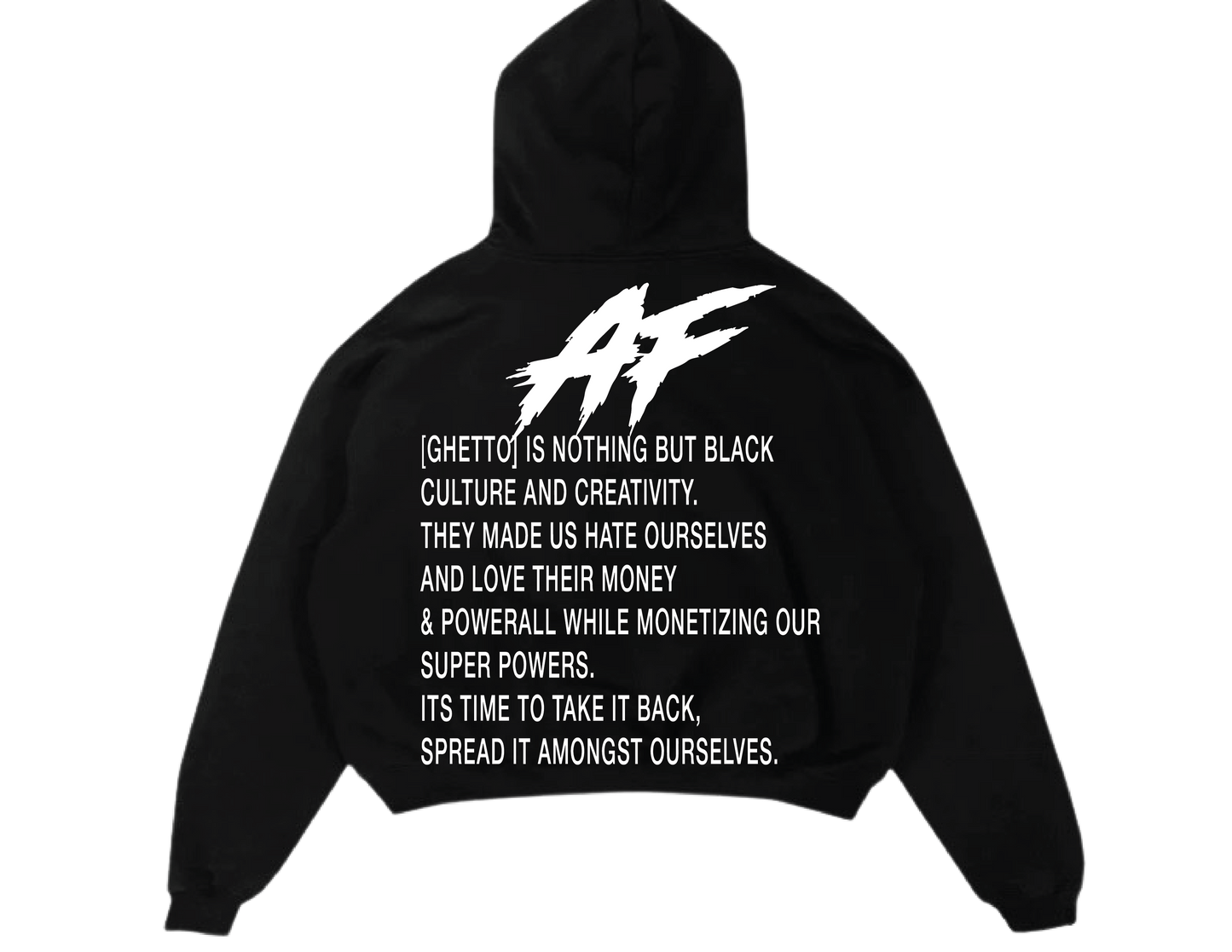 [GHETTO ARE FREE] HOODIE