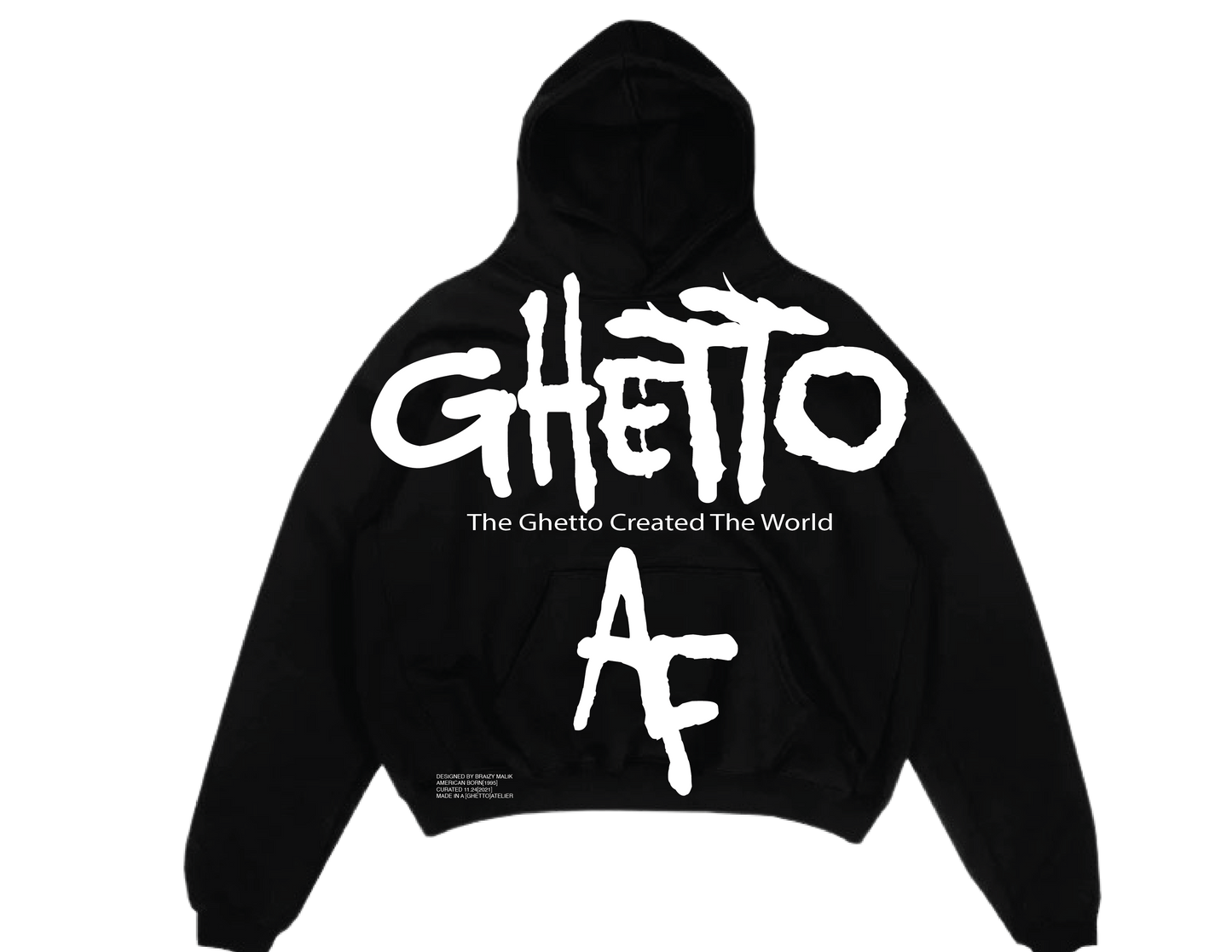 [GHETTO ARE FREE] HOODIE